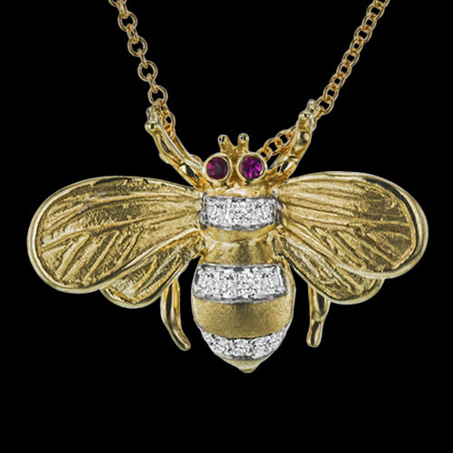 Pendant in 18k Gold with Diamonds