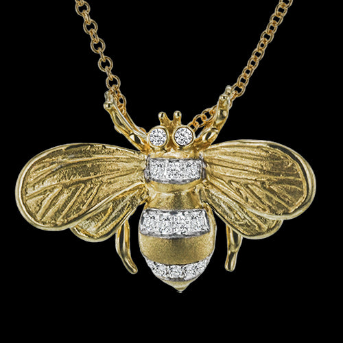 Pendant in 18k Gold with Diamonds