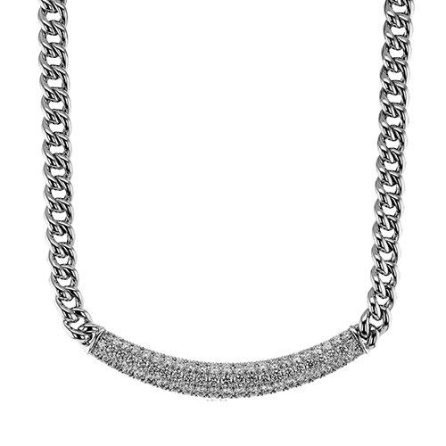 Necklace in 18k Gold with Diamonds