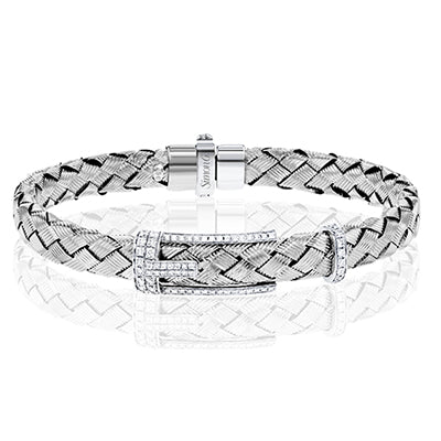 Gent Bracelet in 18k Gold with Diamonds