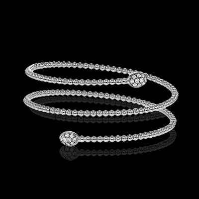 Bangle in 18k Gold with Diamonds