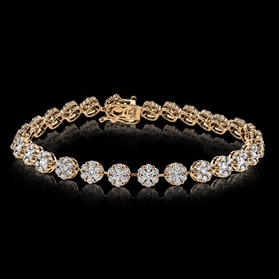 Bracelet in 18k Gold with Diamonds
