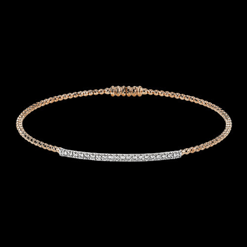 Bangle in 18k Gold with Diamonds