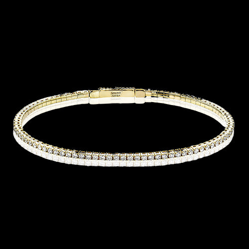Bangle in 18k Gold with Diamonds