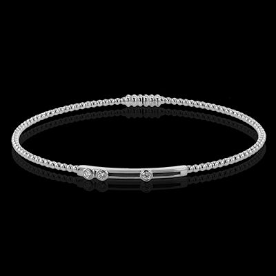 Bangle in 18k Gold with Diamonds