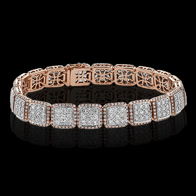Bracelet in 18k Gold with Diamonds