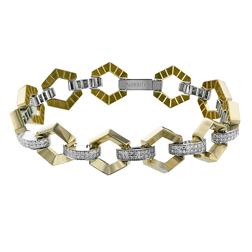 Bracelet in 18k Gold with Diamonds