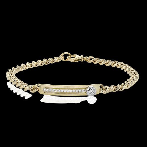 Bracelet in 18k Gold with Diamonds