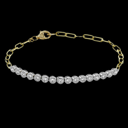 Bracelet in 18k Gold with Diamonds