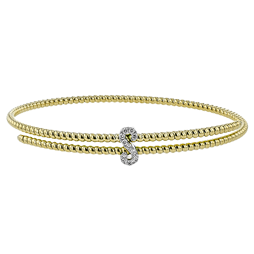 Bangle in 18k Gold with Diamonds