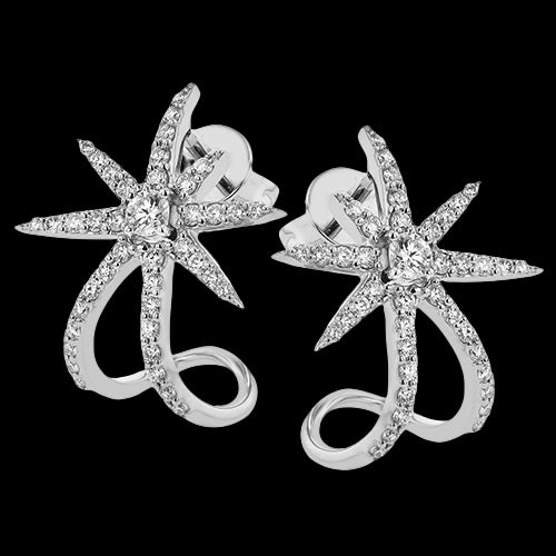 Earring in 18k Gold with Diamonds