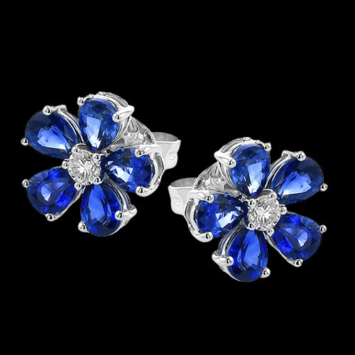 Color Earring in 18k Gold