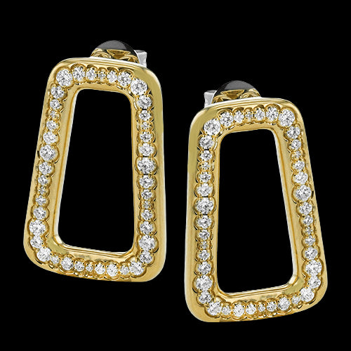Earring in 18k Gold with Diamonds