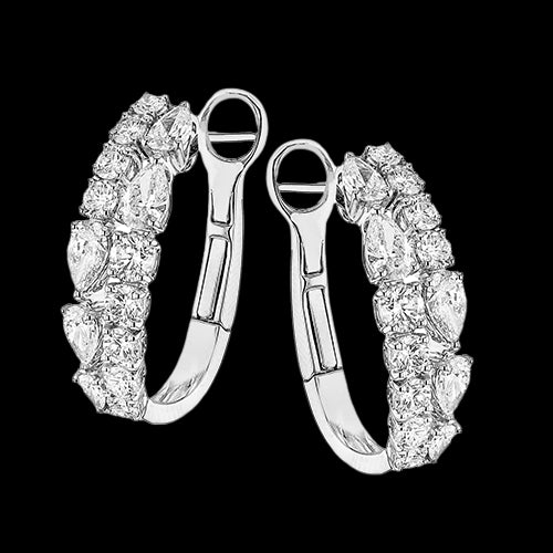 Earring in 18k Gold with Diamonds