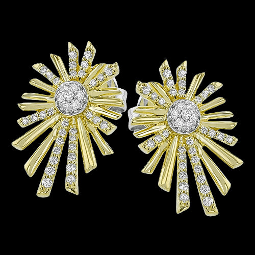 Earring in 18k Gold with Diamonds