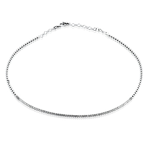 Choker in 18k Gold with Diamonds