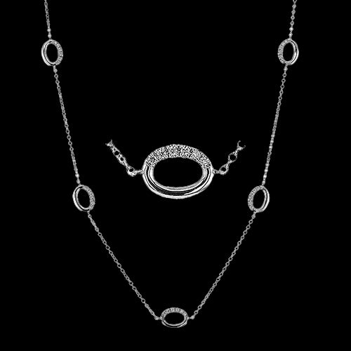 Necklace in 18k Gold with Diamonds