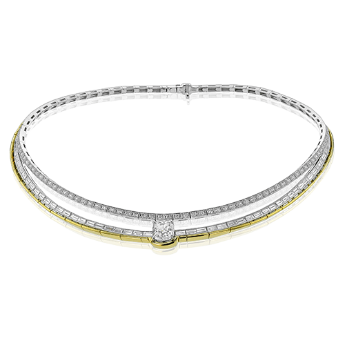 Choker in 18k Gold with Diamonds