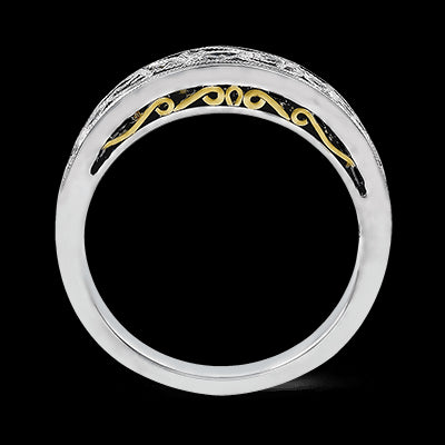 Anniversary Ring in 18k Gold with Diamonds