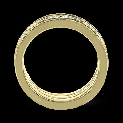 Anniversary Ring in 18k Gold with Diamonds