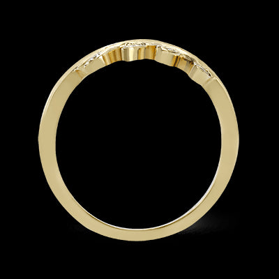 Right Hand Ring in 18k Gold with Diamonds