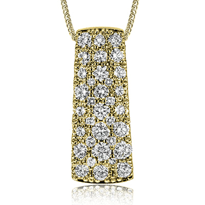 Pendant in 18k Gold with Diamonds