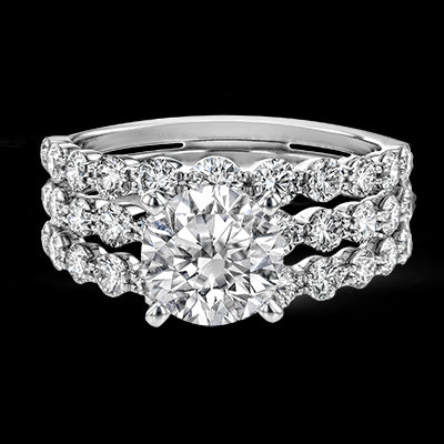 Wedding Set in 18k Gold with Diamonds