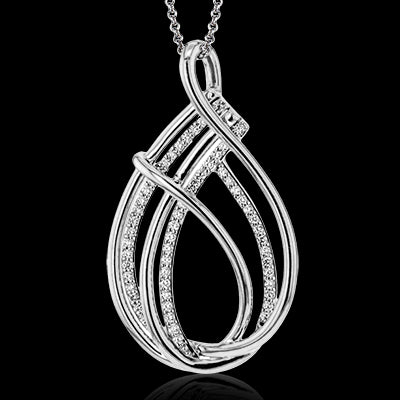Pendant in 18k Gold with Diamonds