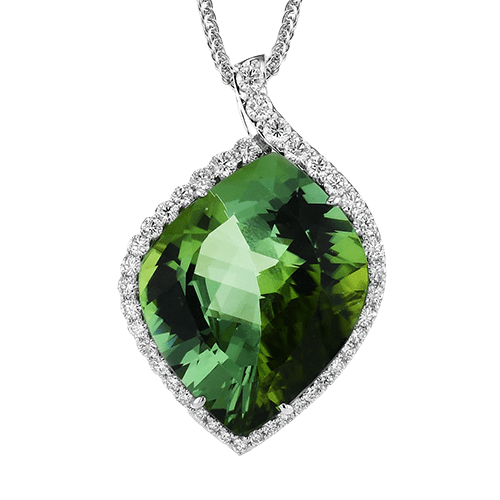 Color Pendant in 18k Gold with Diamonds