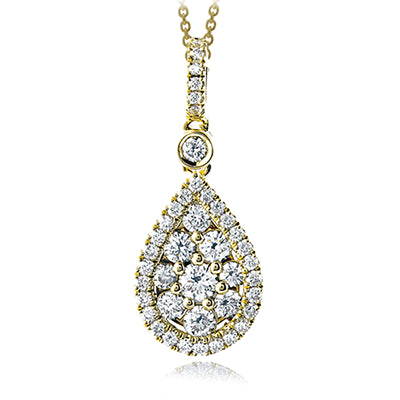 Pendant in 18k Gold with Diamonds