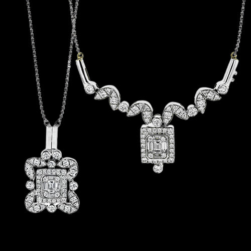 Pendant in 18k Gold with Diamonds