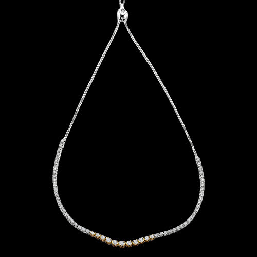 Necklace in 18k Gold with Diamonds