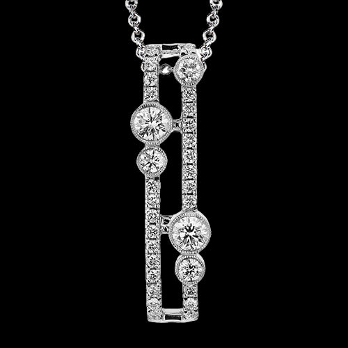 Pendant in 18k Gold with Diamonds