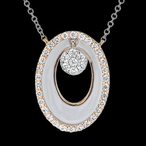 Pendant in 18k Gold with Diamonds