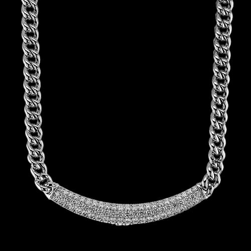 Necklace in 18k Gold with Diamonds