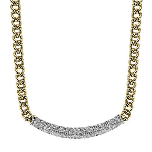 Necklace in 18k Gold with Diamonds