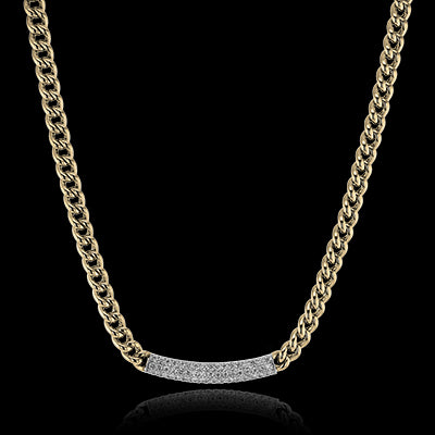 Necklace in 18k Gold with Diamonds