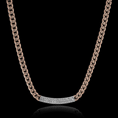 Necklace in 18k Gold with Diamonds
