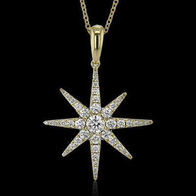 Pendant in 18k Gold with Diamonds