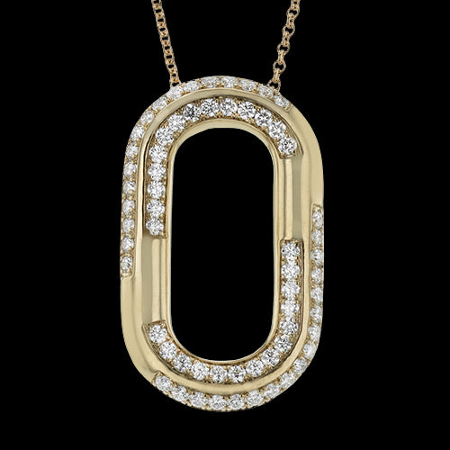 Pendant in 18k Gold with Diamonds