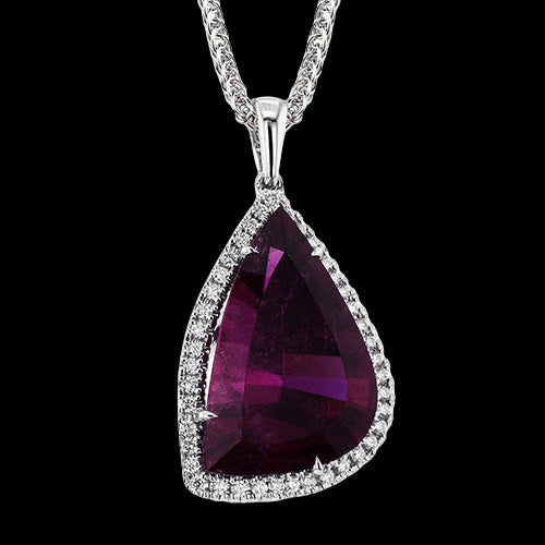 Color Pendant in 18k Gold with Diamonds