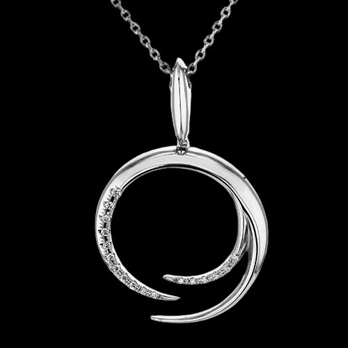 Pendant in 18k Gold with Diamonds