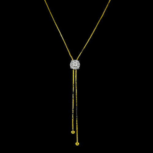 Pendant in 18k Gold with Diamonds