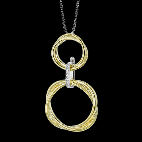 Pendant in 18k Gold with Diamonds