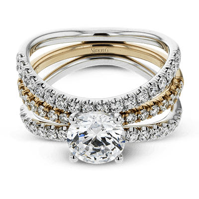 Wedding Set in 18k Gold with Diamonds