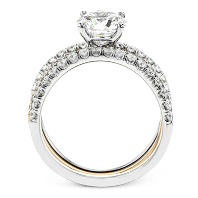 Wedding Set in 18k Gold with Diamonds