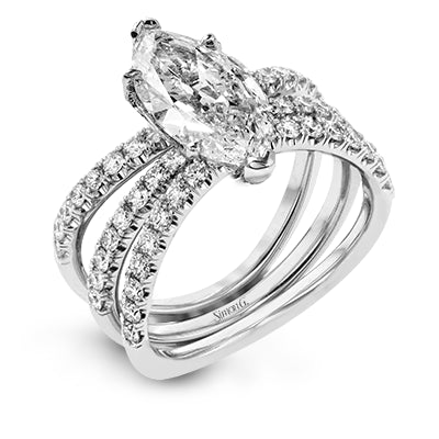 Wedding Set in 18k Gold with Diamonds