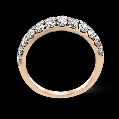 Anniversary Ring in 18k Gold with Diamonds