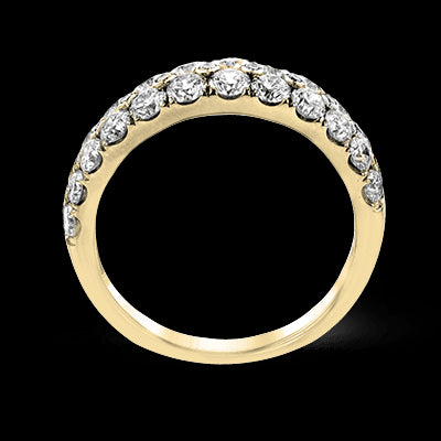 Anniversary Ring in 18k Gold with Diamonds