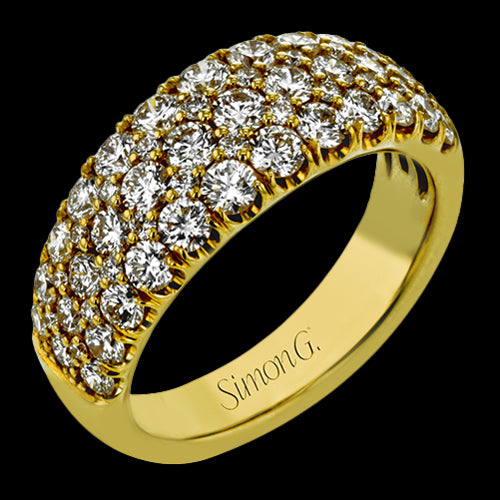 Anniversary Ring in 18k Gold with Diamonds